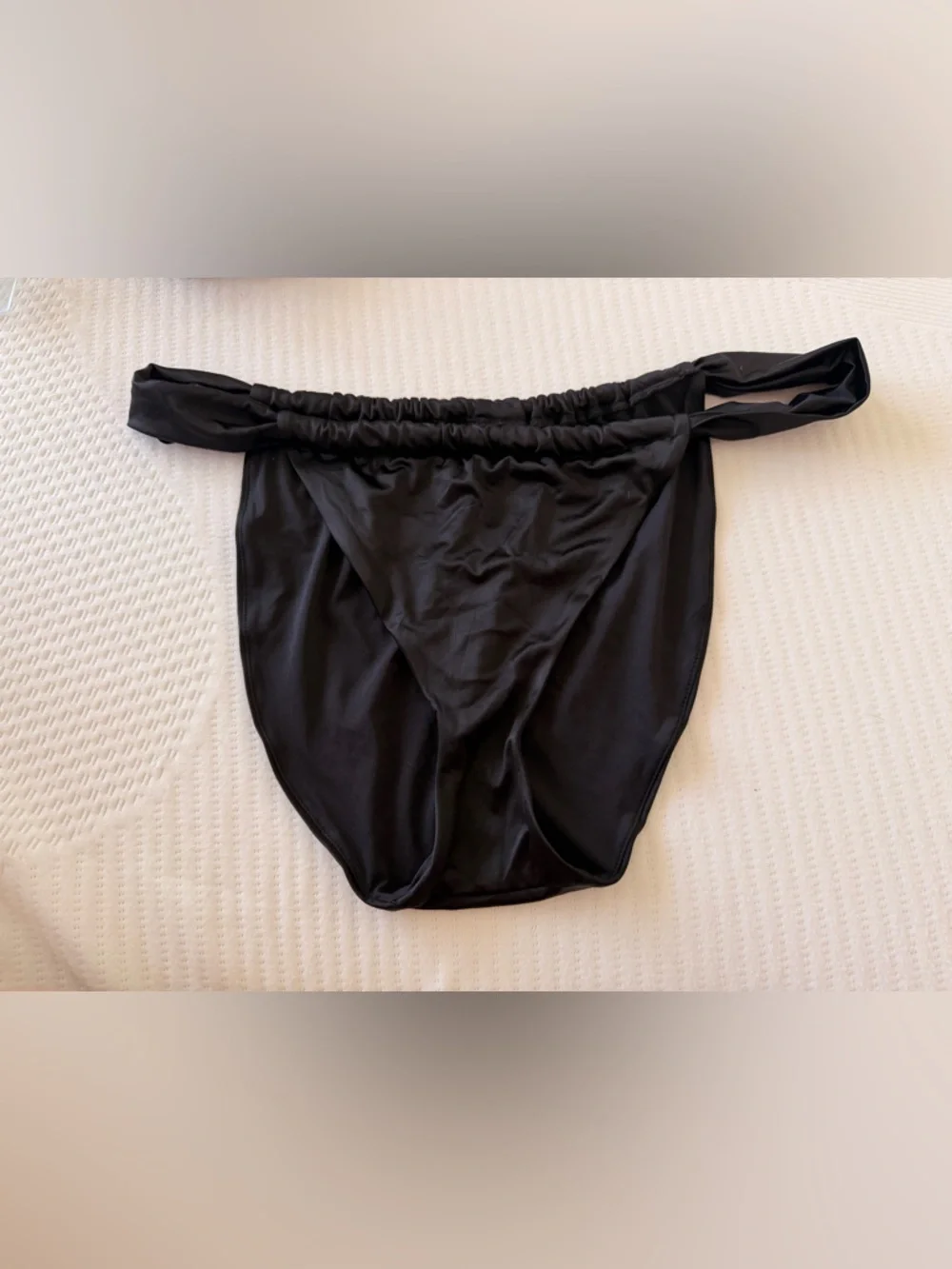 Good American Shine Stretch-satin bikini bottoms 2XL - Picture 2 of 6